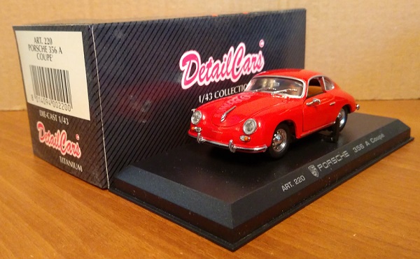 Модель 1:43 Porsche 356 A Coupe - red