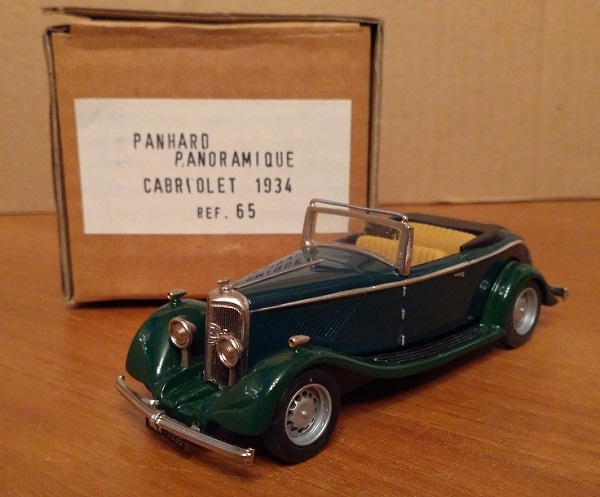 Модель 1:43 Panhard Panoramique Cabriolet - green