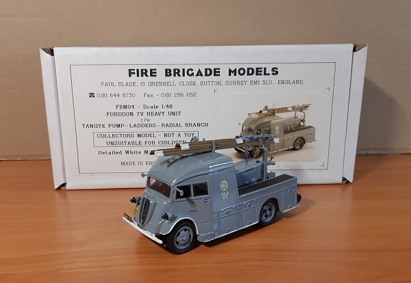 Модель 1:48 Fordson 7v Heavy Unit (Tangye Pump-Ladders-Radial Branch)