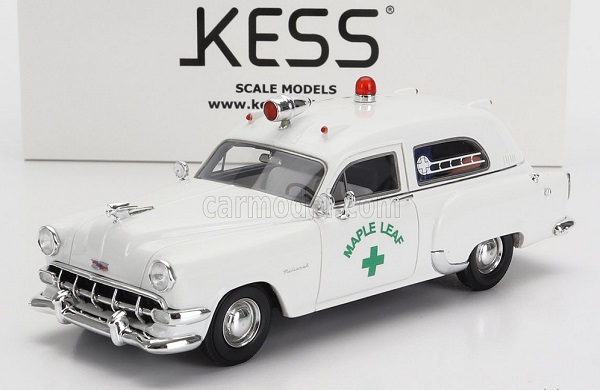 Модель 1:43 Chevrolet - National Ambulance Maple Leaf 1954 White
