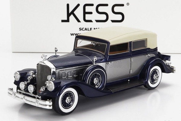 pierce arrow 124 convertible berline sedan le baron closed - 1933 - blue met./ silver KE43059002 Модель 1:43
