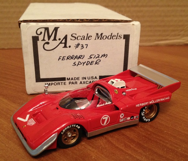 Модель 1:43 Ferrari 512m Spider №7