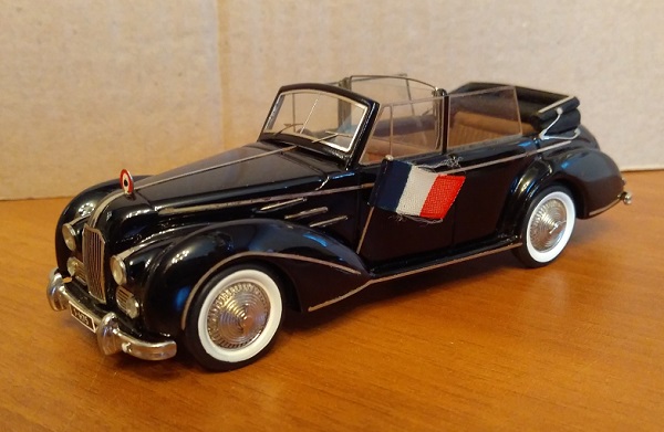 Модель 1:43 Talbot-Lago Record Présidentielle Cabrio Saoutchick - black