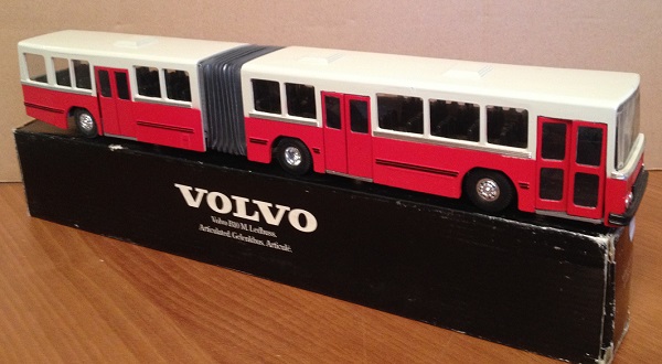 volvo b10m bendy bus red/grey NZG 310 Модель 1:50
