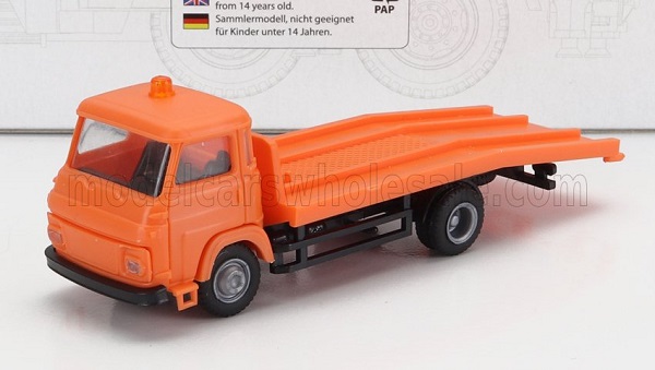 Модель 1:87 ALFA ROMEO A19 Truck Assistance Carro Attrezzi - Tow Truck Road Service 2-assi, Orange