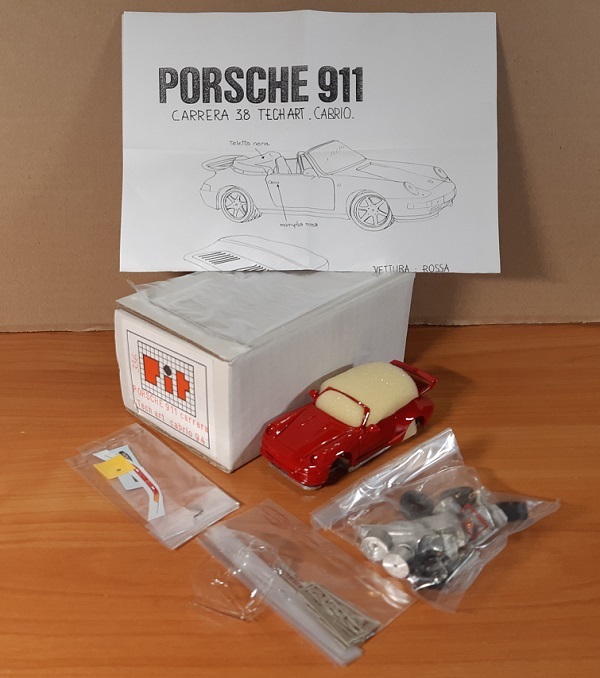 Модель 1:43 Porsche 911 Carrera Tech Art cabrio (KIT)