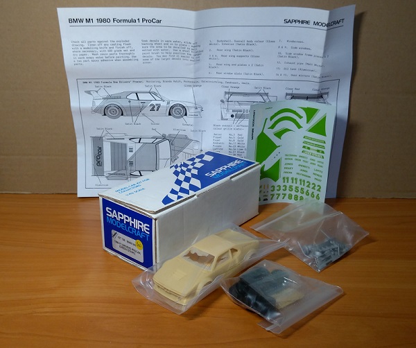 bmw m1 1980 f1 drivers procar (green stripe) 1980 (kit) SM105 Модель 1:43