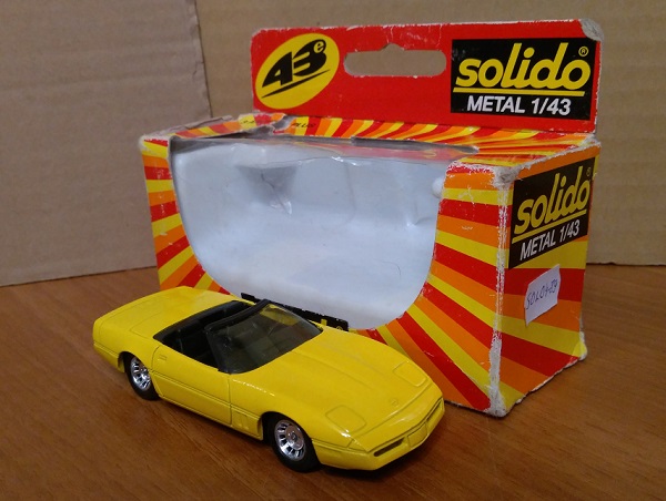 Модель 1:43 Chevrolet Corvette - yellow
