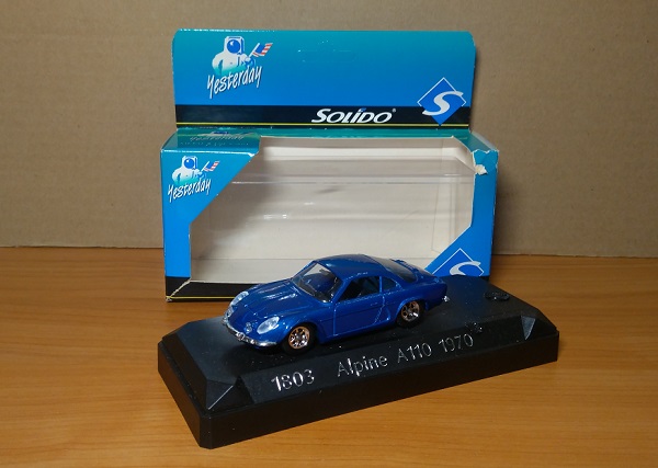 alpine a110 - blue met SOL1803 Модель 1:43