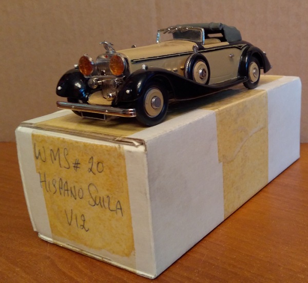 Модель 1:43 Hispano-Suiza V12 - beige/black