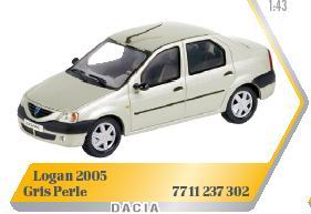 Модель 1:43 Dacia/Renault Logan - gris perle