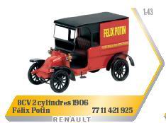 renault 8cv 2 cylindres - felix potin 7711421925 Модель 1:43