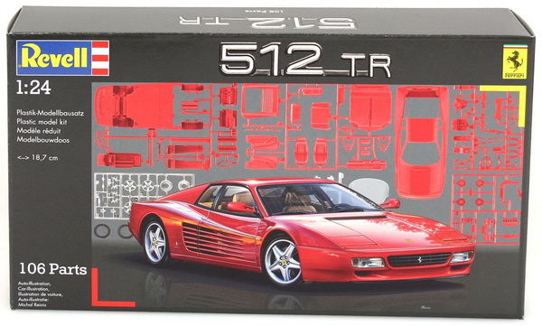 Модель 1:24 Автомобиль Ferrari 512 TR