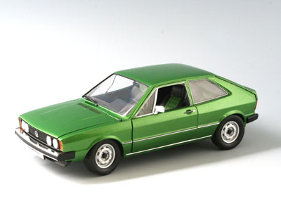 Модель 1:18 Volkswagen Scirocco GTi - green