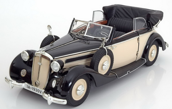 Модель 1:18 Horch 930V Cabrio - black/beige