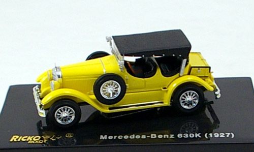 Модель 1:87 Mercedes-Benz 630K Cabrio - yellow