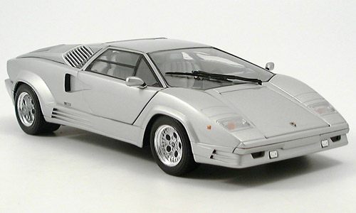 Модель 1:18 Lamborghini Countach 25th Anniversary - silver