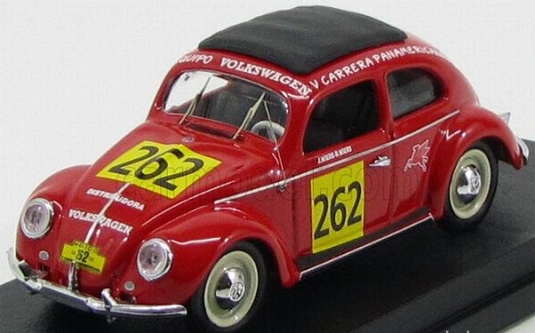 volkswagen beetle #262 carrera panamericana 1954 jan wiers - renee wiers RIO4418 Модель 1:43