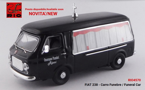 Модель 1:43 FIAT 238 Van Carro Funebre (катафалк)