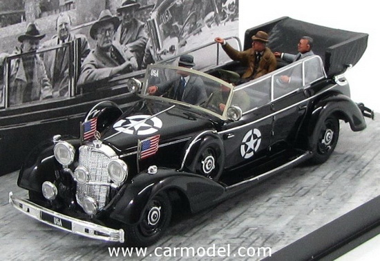 Модель 1:43 Mercedes-Benz 770K - American Senators - Dachau Germany 25.05 (L.E.100pcs for CarModel)