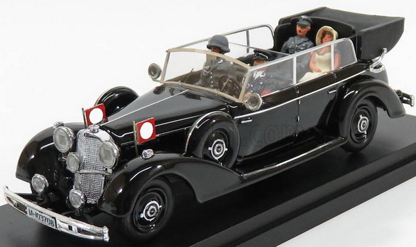 Модель 1:43 Mercedes-Benz 770 K Cabrio (Adolf Hitler - Eva Braun - SS Military Graduated Driver) (L.E. for CarModel - TV Series)