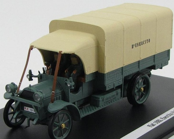 FIAT 18bl Truck Telonato Esercito Italiano (1915) - 100th Anniversary La Grande Guerra, Military Green RIO1915-1/D Модель 1:43