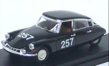 Citroen DS 19 №257 Mille Miglia (ABOUT - BOURILLOT) - black