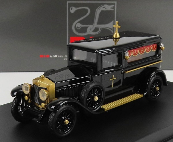 FIAT 519 Carro Funebre - Hearse - Funeral Car With Coffin (1924), black
