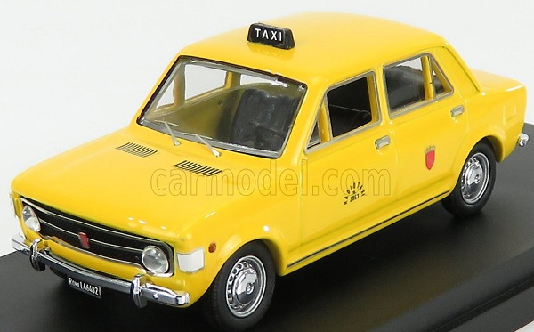 FIAT 128 4-doors Taxi Roma (1971), yellow