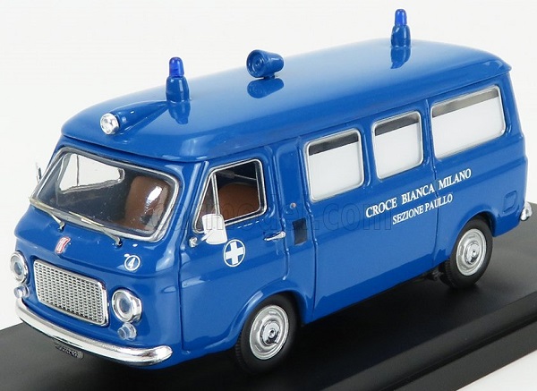 Модель 1:43 FIAT 238 Ambulanza Croce Bianca Milano Sezione Paullo (1970), Blue