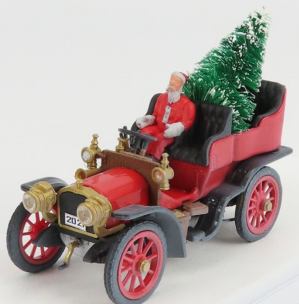 FIAT Sport 16/20/24 Hp Open (1903) - Christmas Edition 2021 - Con Babbo Natale - With Figure Santa Claus, Red Green