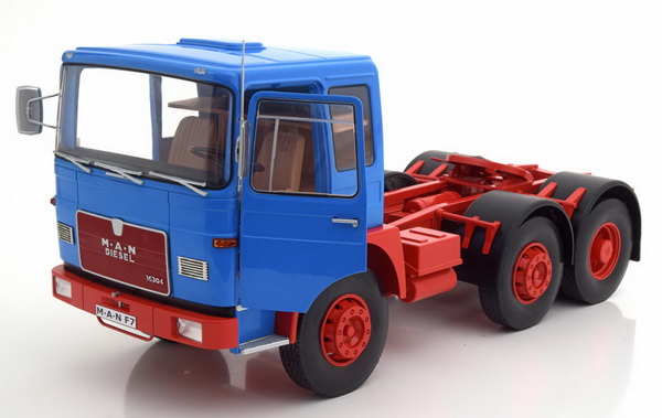 Модель 1:18 MAN 16304 (F7) седельный тягач - blue/red