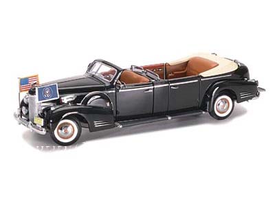 Модель 1:24 Cadillac V-16 black Franklin Delano Roosevelt