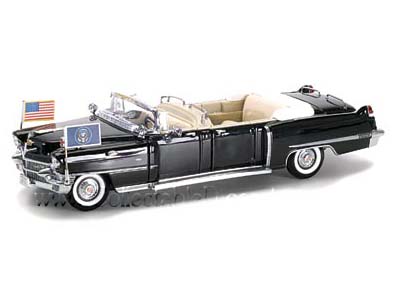 Модель 1:24 Cadillac Presidential Parade Car black Used by presidents Dwight D. Eisenhower, John F. Kennedy and Lyndon B. Johnson