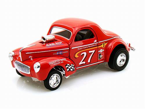 willys coupe racing №27 - red YM92278-RD Модель 1:18