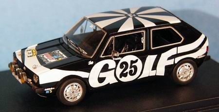 Модель 1:43 Volkswagen Golf LS №25 Gr.1 «Golf Black» Rally Hessen (Freddy Kottulinsky) (KIT)