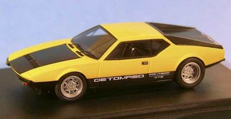 Модель 1:43 De Tomaso Pantera GTS - yellow/black street