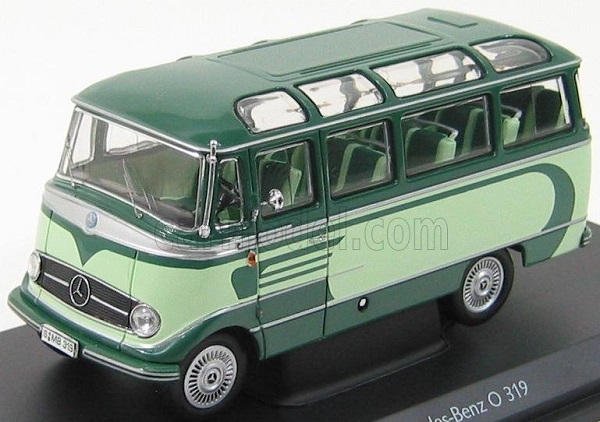 Mercedes-Benz O 319 D Bus lightgreen/darkgreen 002818 Модель 1:43