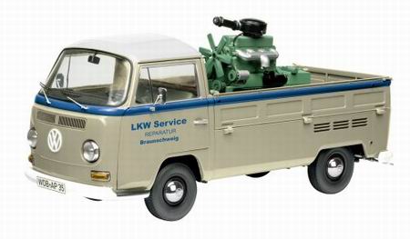 Модель 1:18 Volkswagen T2a «LKW Service» (пикап с двигателем в кузове)
