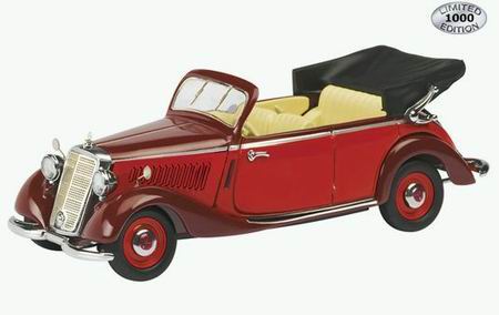 mercedes-benz 170 v cabrio - red 2435 Модель 1:43