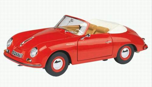 Модель 1:18 Porsche 356 A Cabrio - red