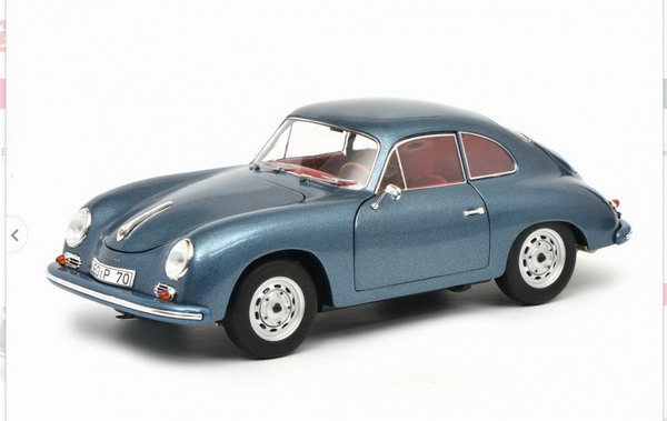Модель 1:18 Porsche 356 A Carrera Coupe «70 Jahre Porsche» - blue