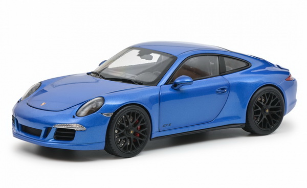 porsche 911 (991) carrera gts coupe - blue met 0397 Модель 1:18