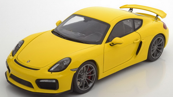 Модель 1:18 Porsche Cayman GT4 - yellow