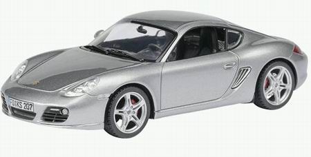 Модель 1:43 Porsche Cayman S New - silver met