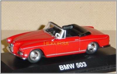 bmw 503 cabrio - red 2243 Модель 1:43