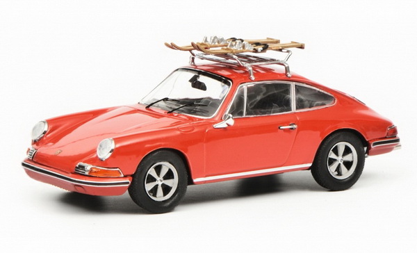 Модель 1:43 Porsche 911 S „Skiurlaub“ - red