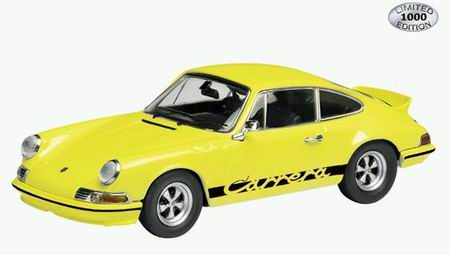 porsche 911 carrera rs - yellow 3559 Модель 1:43