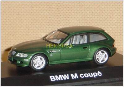 bmw z3 m coupe (e36/7) / green 4433 Модель 1:43