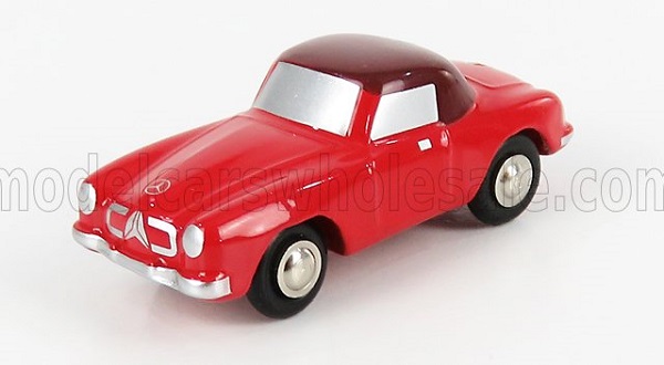 mercedes-benz sl-class 190sl spider (1955) - personal car n.rosemarie, red 450125200 Модель 1:87